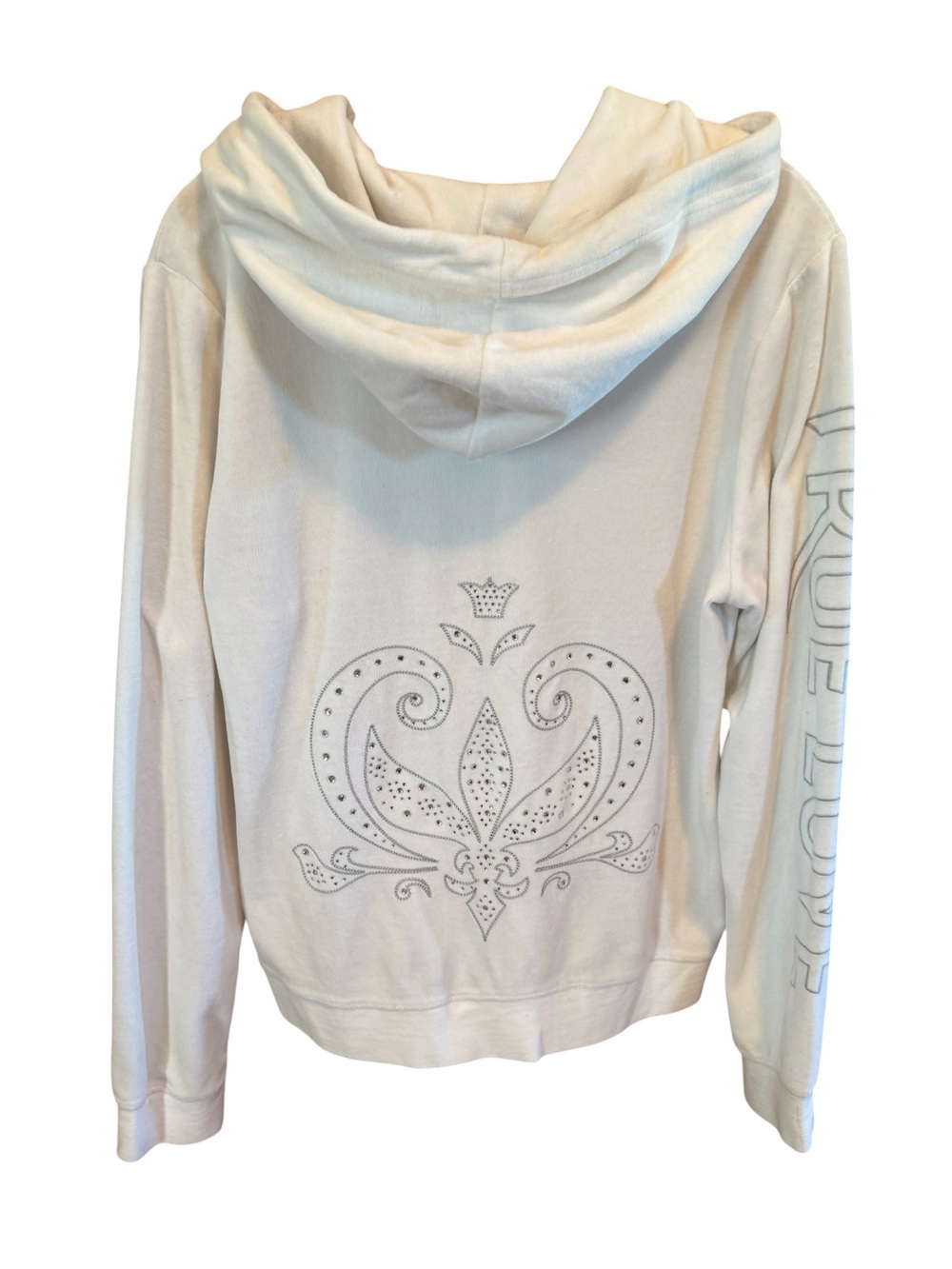 Disney Frozen Hoodie in Cream with Gray Logo - Picture 2 of 6